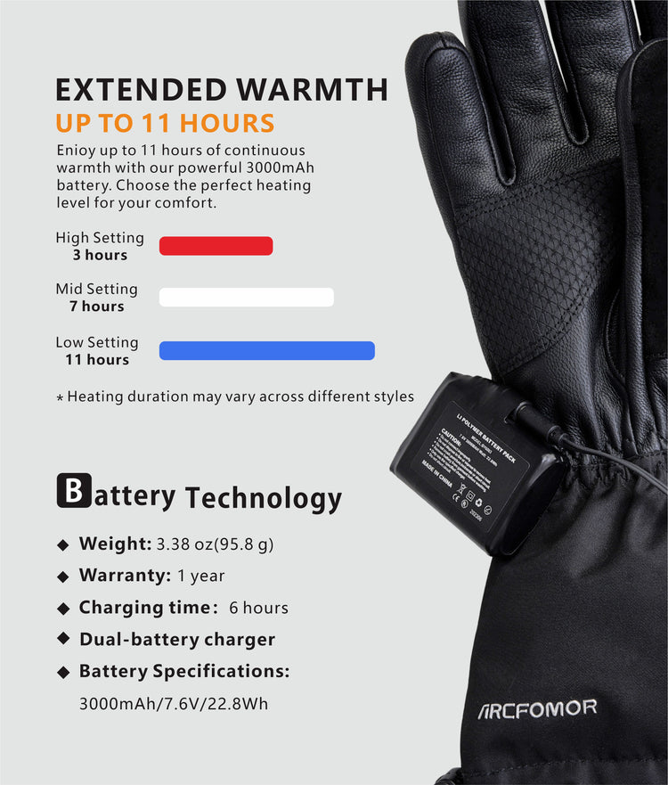 This picture shows that the battery specifications and performance of the “Ottawa Nights” glove are excellent.