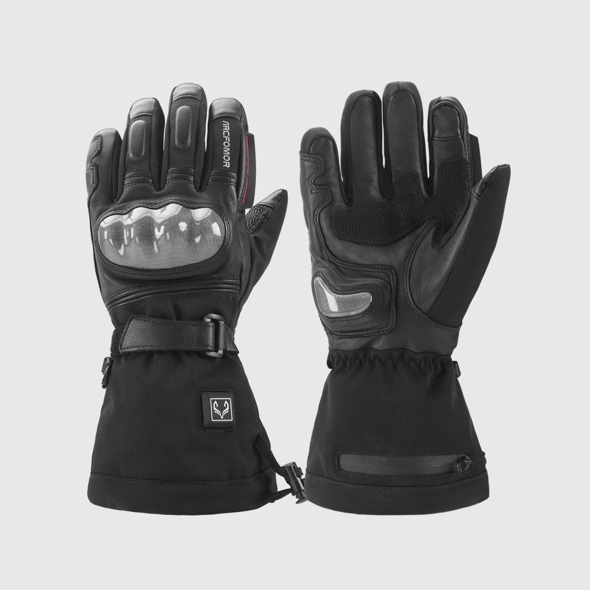 "Basalt"Heated Motorcycle Gloves - Arcfomor